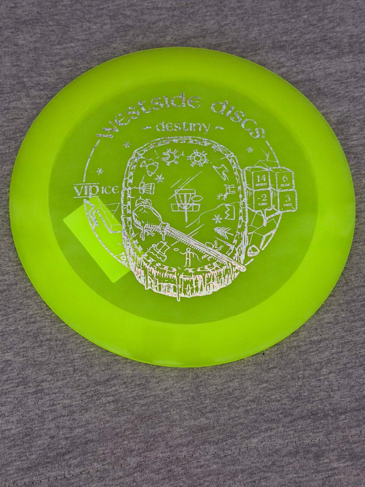 Westside Discs VIP Ice Destiny - Yellow 173 #01