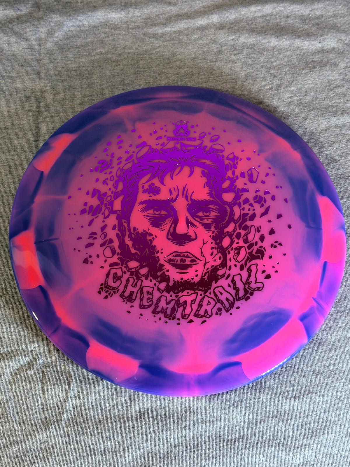 Doomsday Discs Retina Chemtrail- Pink/Blue-Purple Face 173 #04