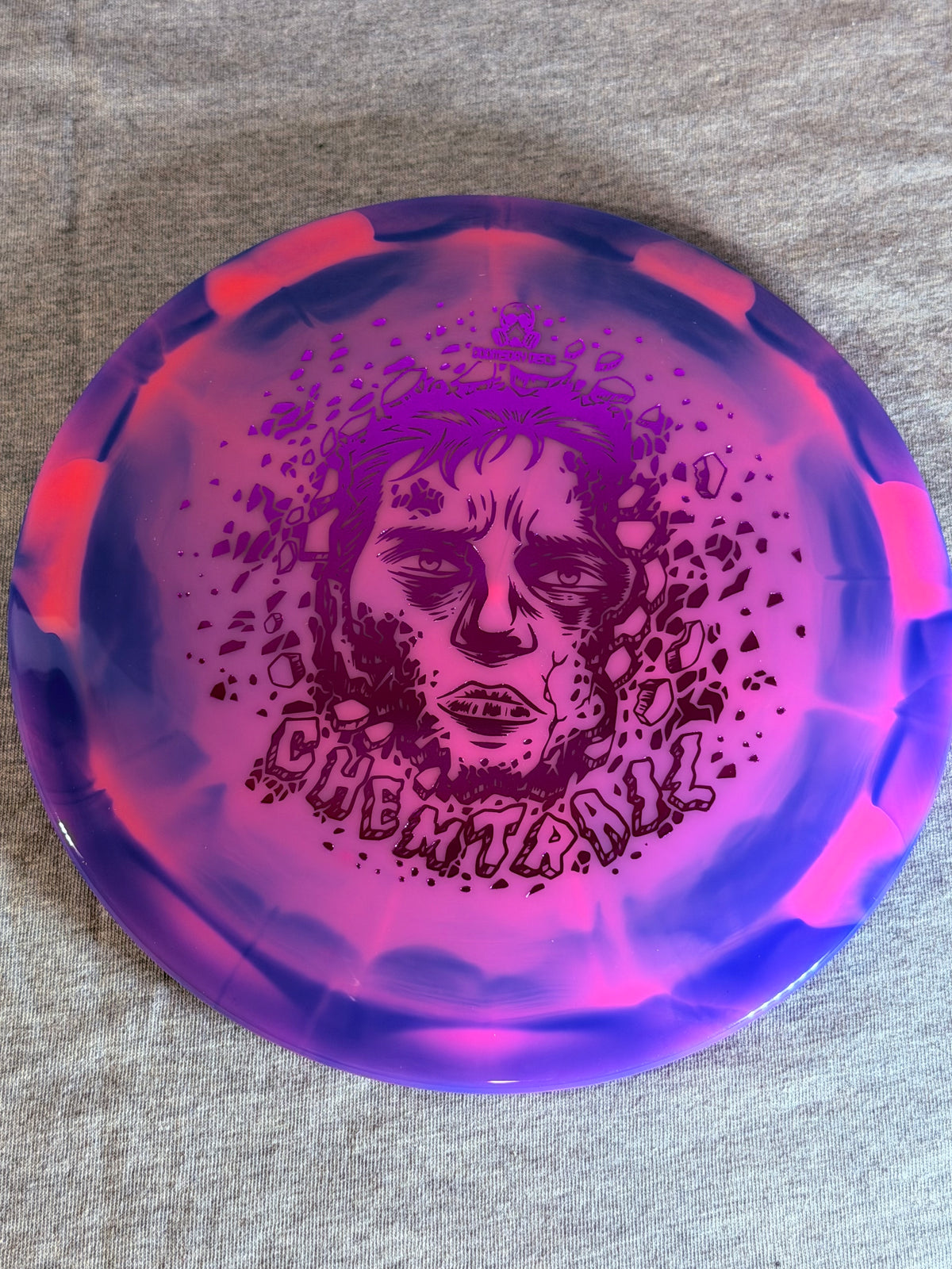 Doomsday Discs Retina Chemtrail- Pink/Blue-Purple Face 173 #06
