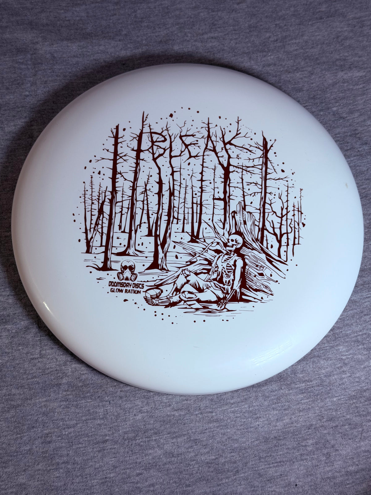 Doomsday Discs Glow Ration Glow Bleak- White/Red Stamp 173 #04