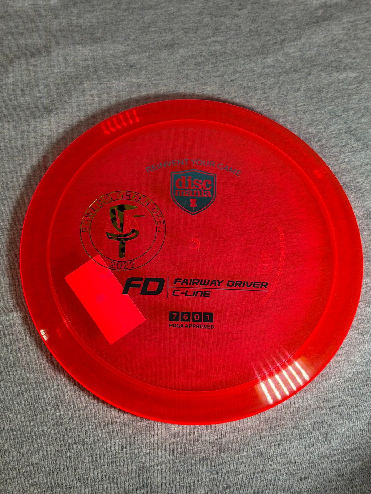 Discmania C-Line FD- Red bowling Green Open 173 #01