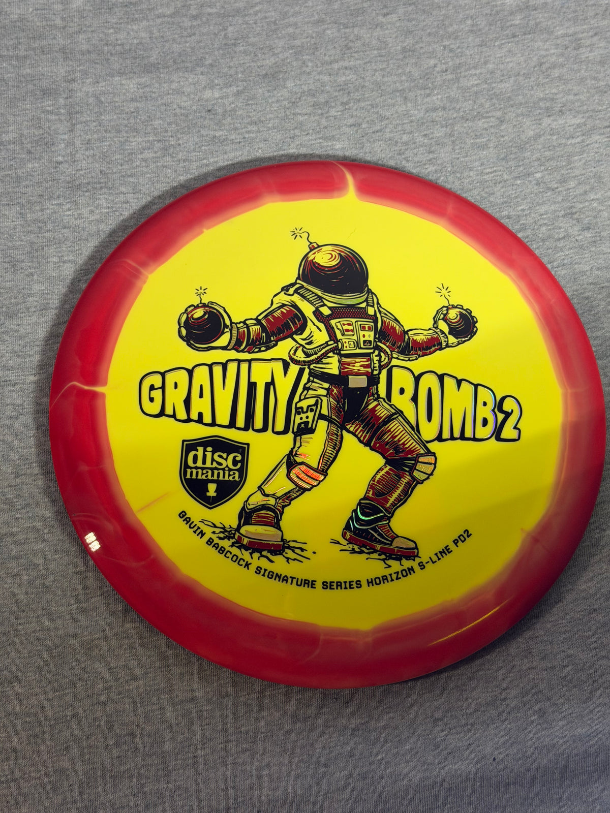 Discmania Horizon S-Line PD 2- Gravity Bomb2 Yellow/Red 175 #01