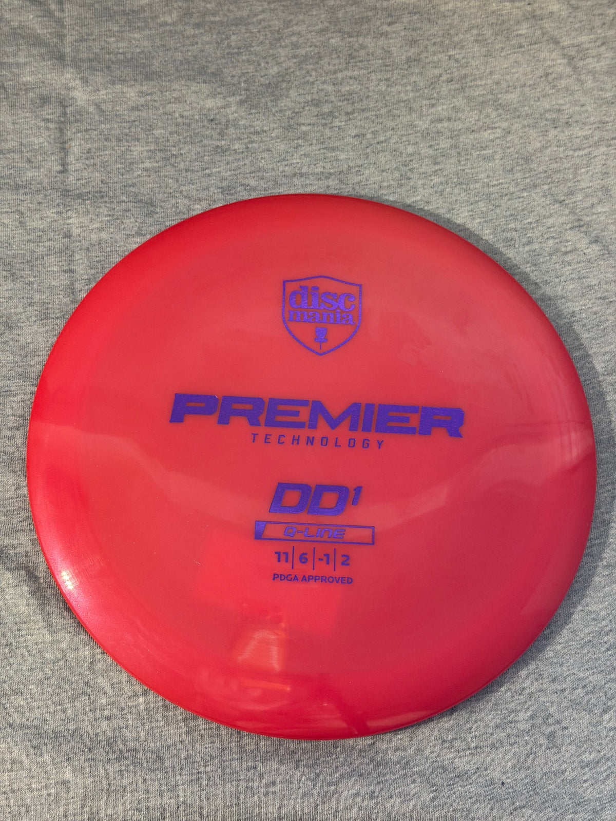 Discmania Q-Line DD1- Red 173 #01