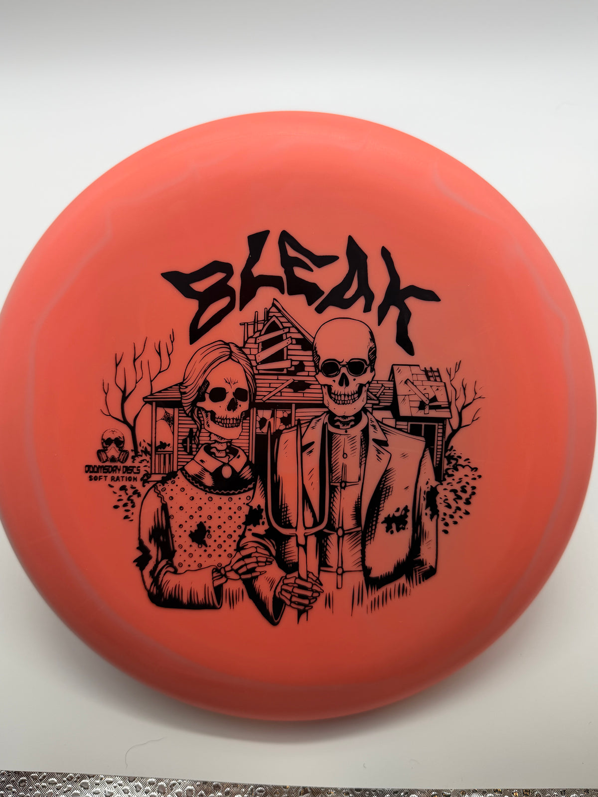 Doomsday Discs-Soft Ration-Soft Bleak- Pink Swirl-174-05