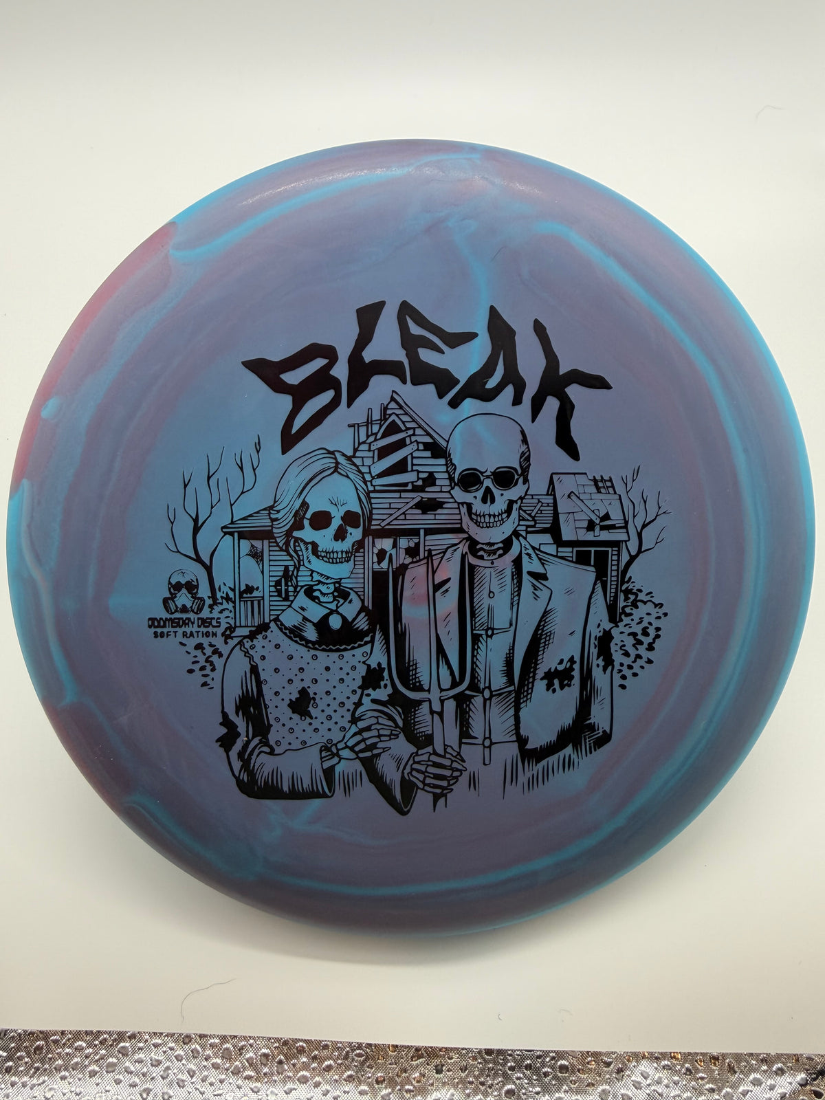 Doomsday Discs-Soft Ration-Soft Bleak- Purple Swirl-174-08