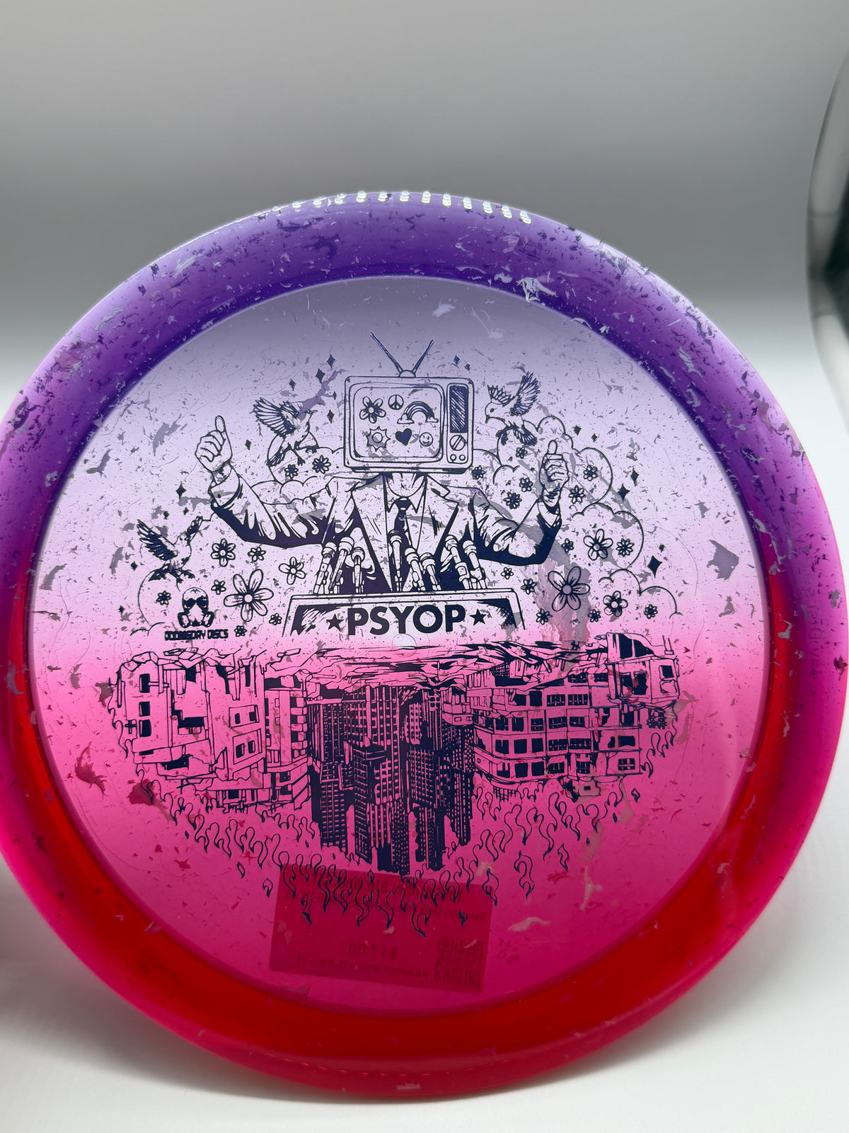 Doomsday Discs-Retina-Psyop-Red/Purple-175-05