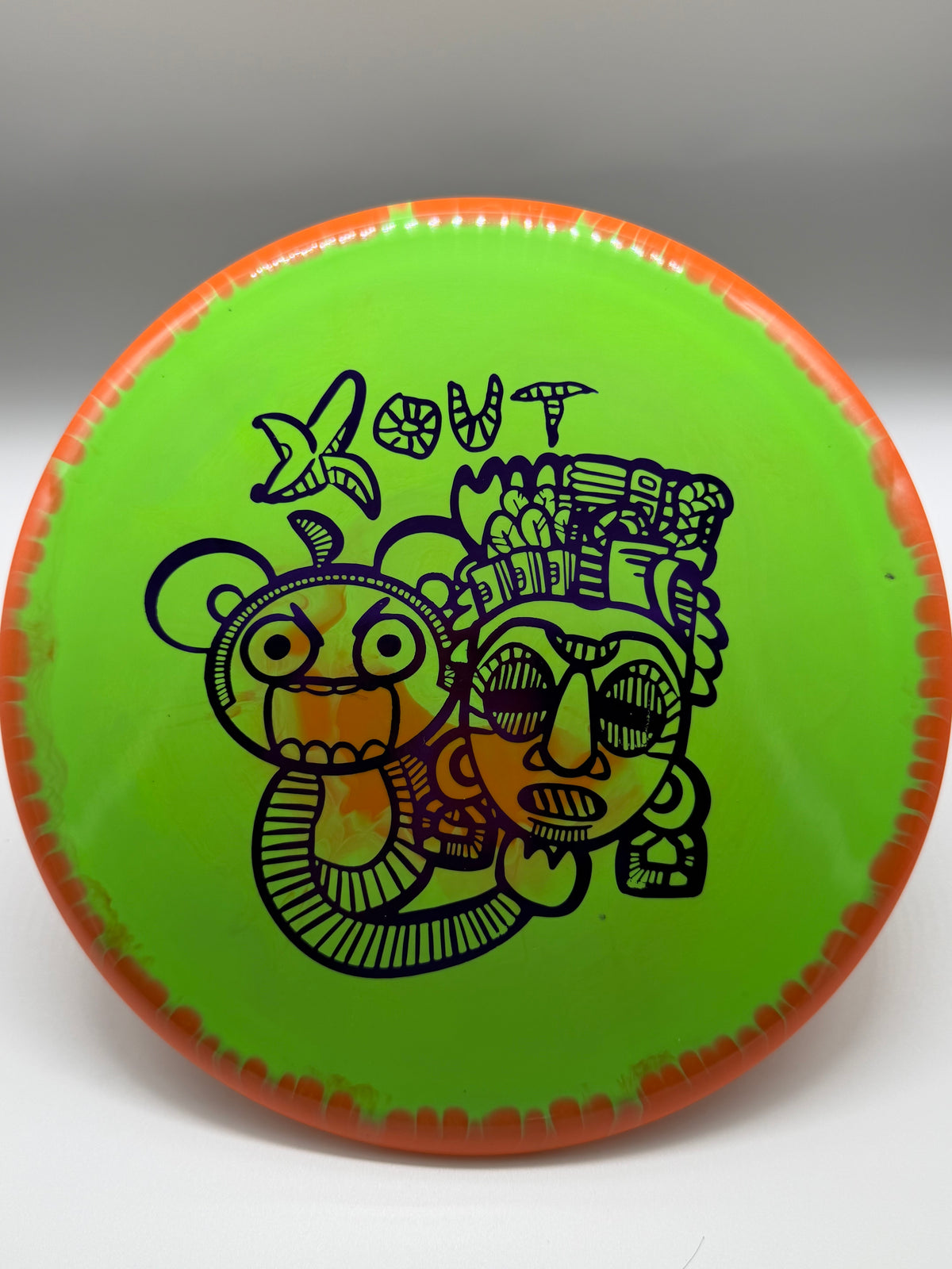 Infinite Disc-Halo S-Blend -Dynasty - X Out Green/Orange-173-02