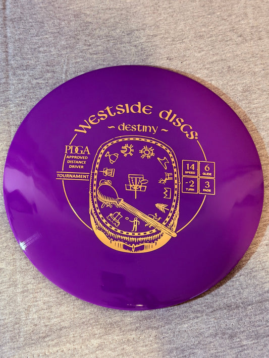 Westside Discs Tournament Destiny - Purple 174 #01