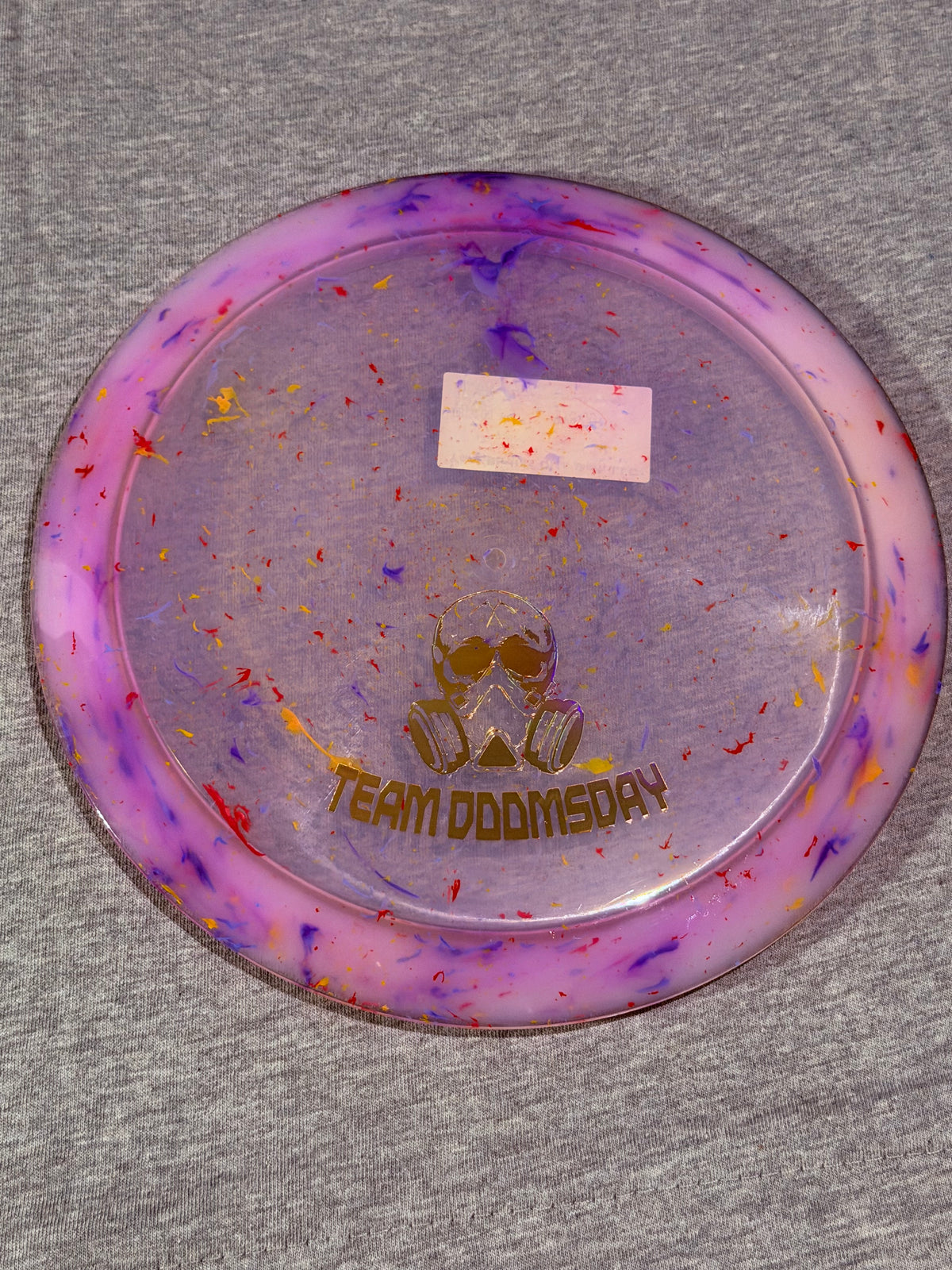 Doomsday Discs Funfetti Isolation Propaganda-Pink-Gold TeamStamp 174 #01