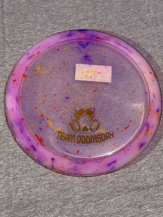 Doomsday Discs Funfetti Isolation Propaganda-Pink-Gold TeamStamp 174 #01