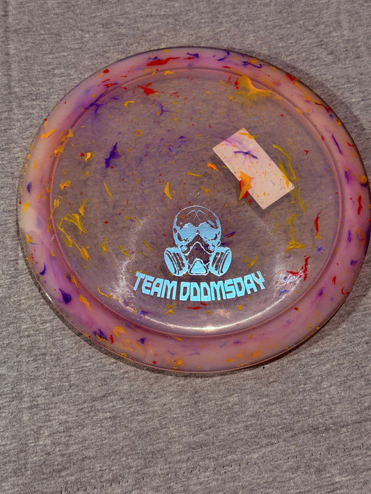 Doomsday Discs Funfetti Isolation Propaganda-Pink-Silver TeamStamp 175 #04