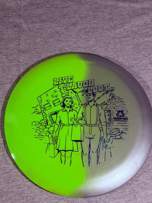 Doomsday Discs Retina Propaganda-Yellow/Gray-BlueStamp 175 #05
