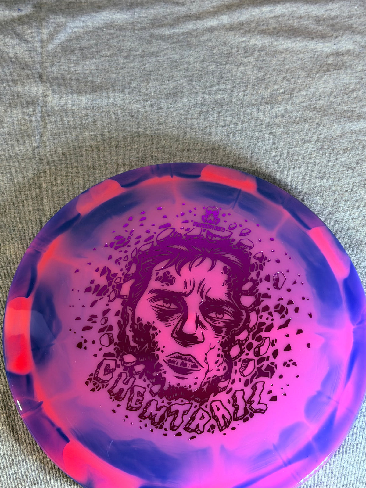 Doomsday Discs Retina Chemtrail- Pink/Blue-Purple Face 173 #05