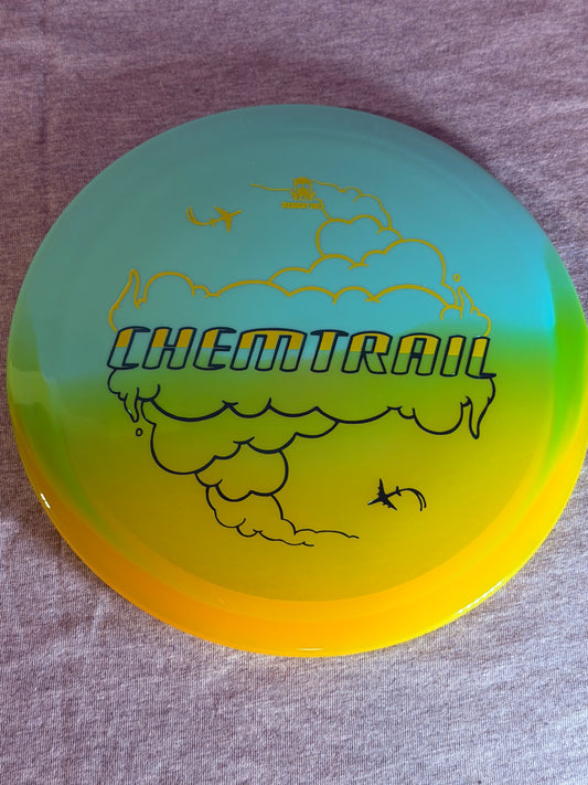 Doomsday Discs Retina Chemtrail-Teal/Yellow-BlueStamp 174 #01
