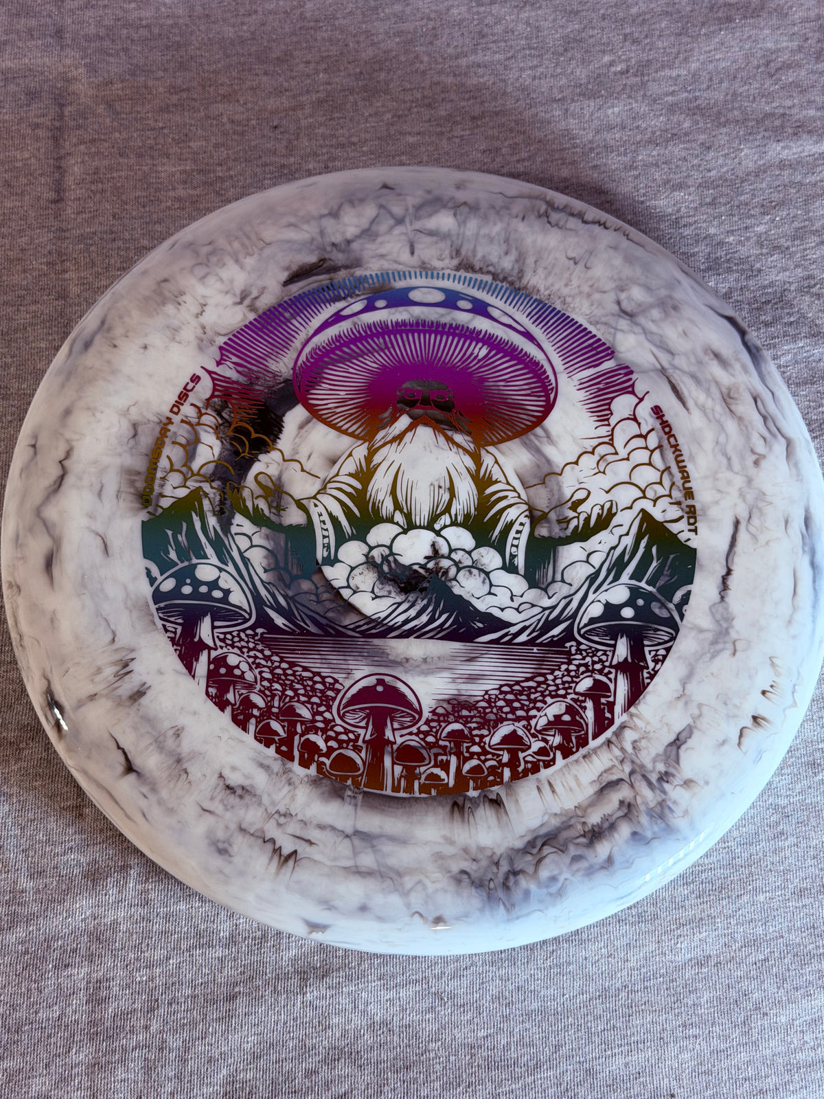 Doomsday Discs Shockwave Rot - White/Black- Winter Sunset 174 #02