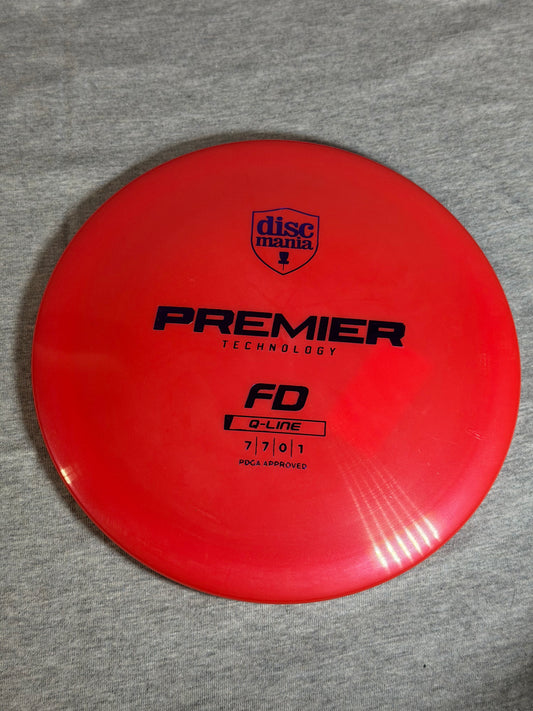 Discmania Q-Line FD- Red/Purple 171 #02