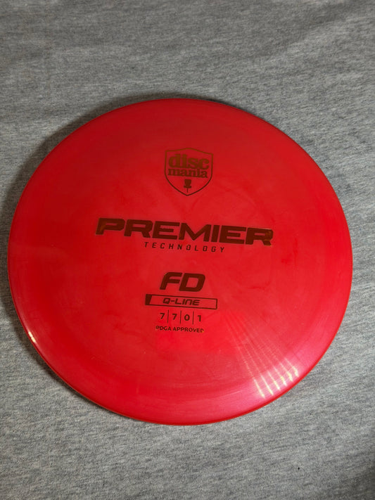Discmania Q-Line FD- Red/Copper 173 #01