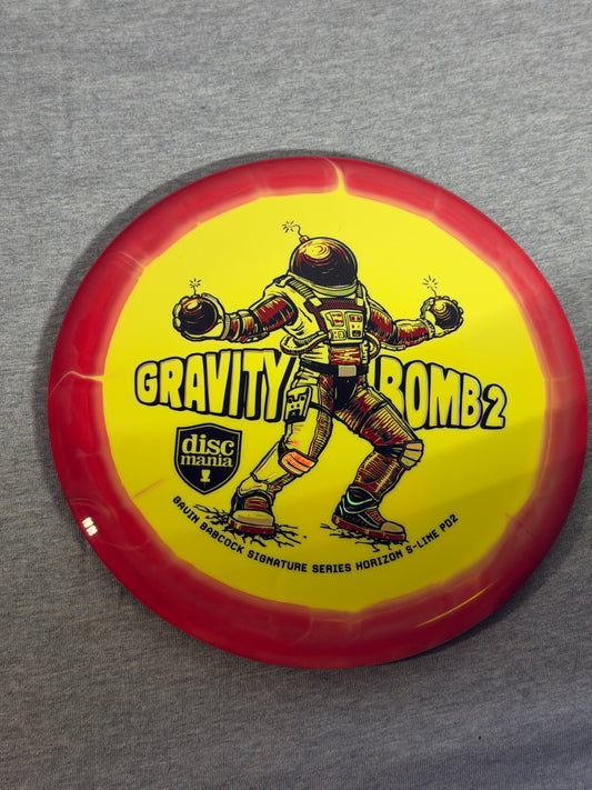 Discmania Horizon S-Line PD 2- Gravity Bomb2 Yellow/Red 175 #01