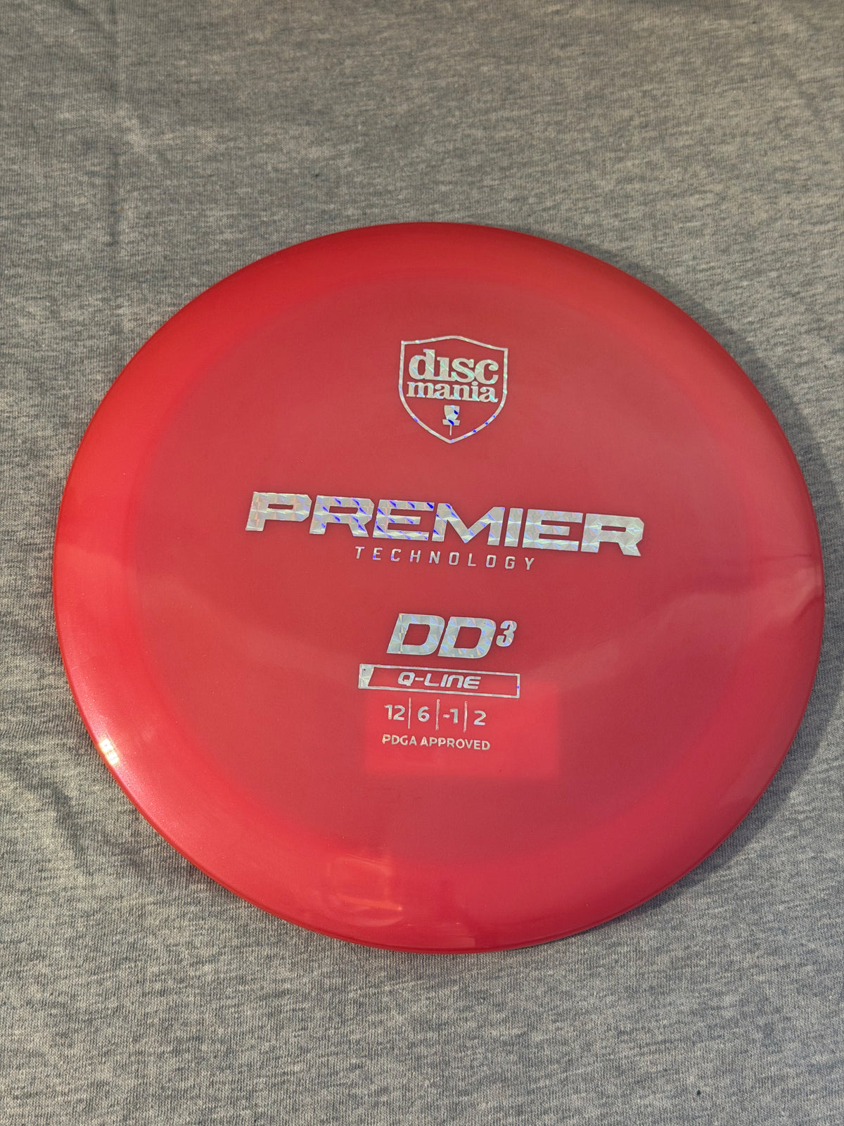 Discmania Q-Line DD3- Red/Silver 173 #01