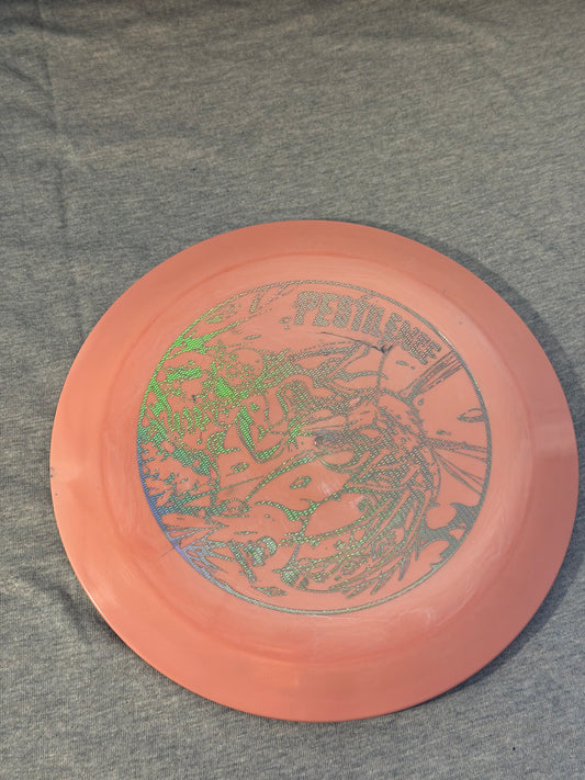 Doomsday Discs Biohazard Pestilence-Pink-Silver Stamp 172 #02