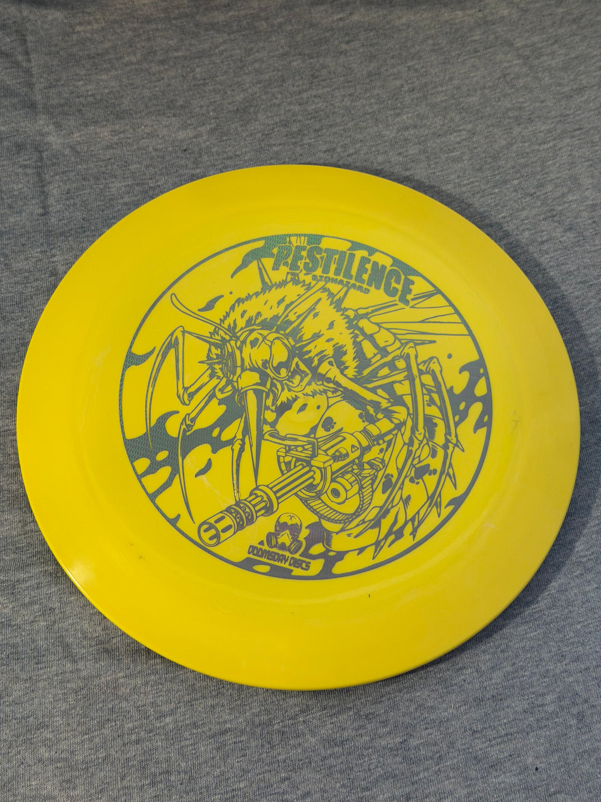 Doomsday Discs Biohazard Pestilence-Yellow- SilverStamp 173 #01