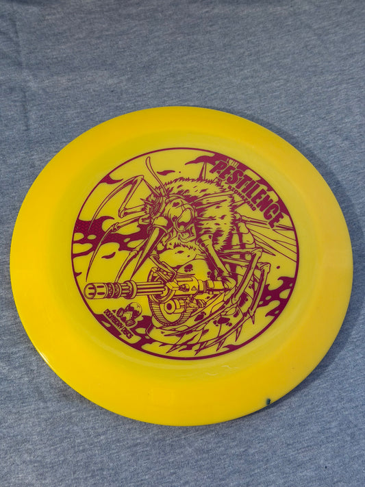 Doomsday Discs Biohazard Pestilence-Yellow- RedStamp 171 #02