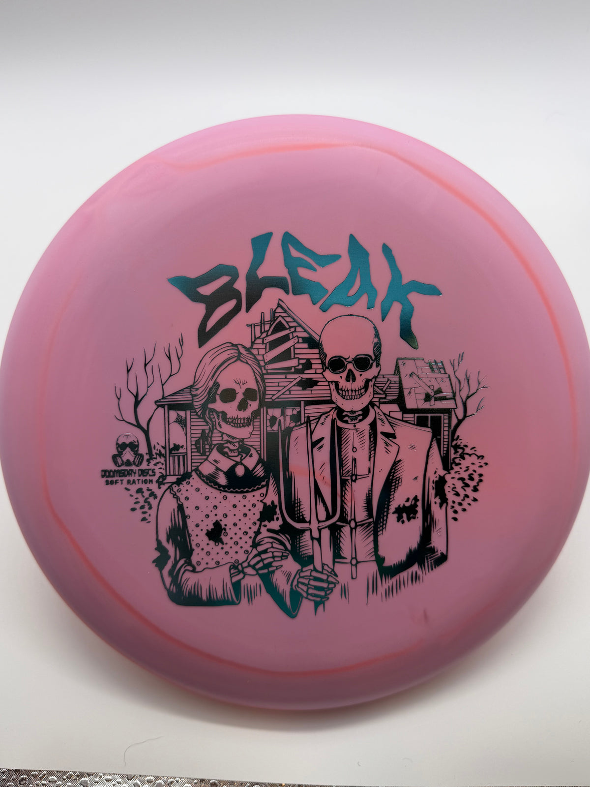 Doomsday Discs-Soft Ration-Soft Bleak- Pink Swirl-173-03