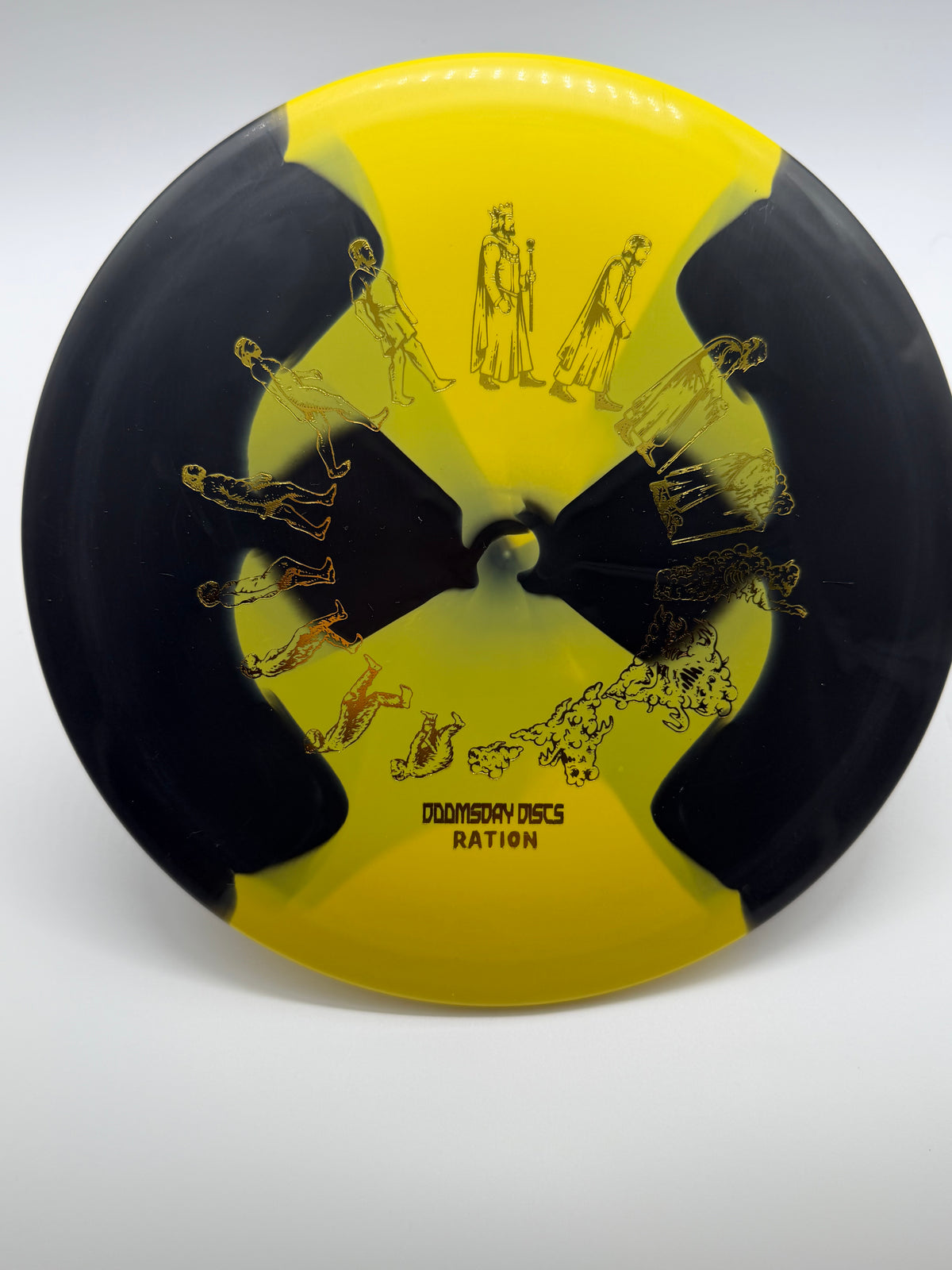 Doomsday Discs-Ration-Chemtrail- Yellow/Black GoldStamp-173-02