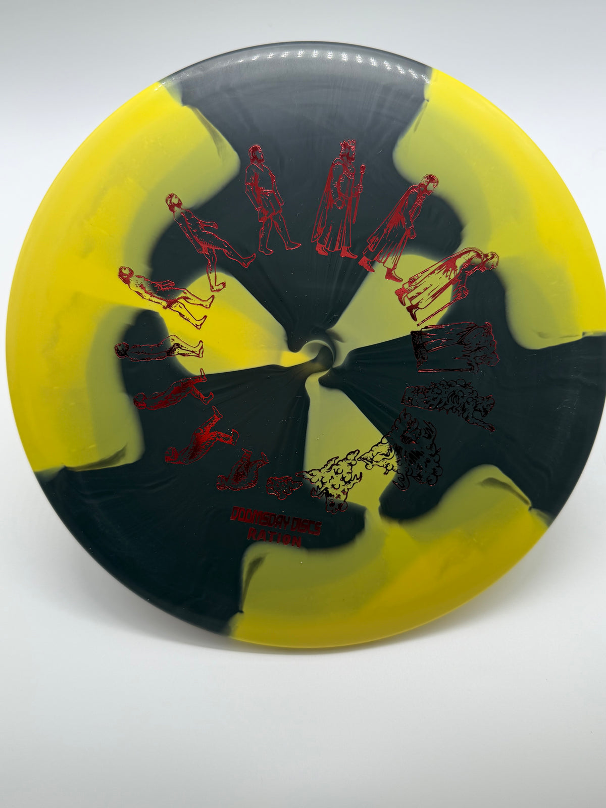 Doomsday Discs-Ration-Chemtrail- Yellow/Black RedStamp-174-04