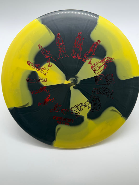 Doomsday Discs-Ration-Chemtrail- Yellow/Black RedStamp-174-04