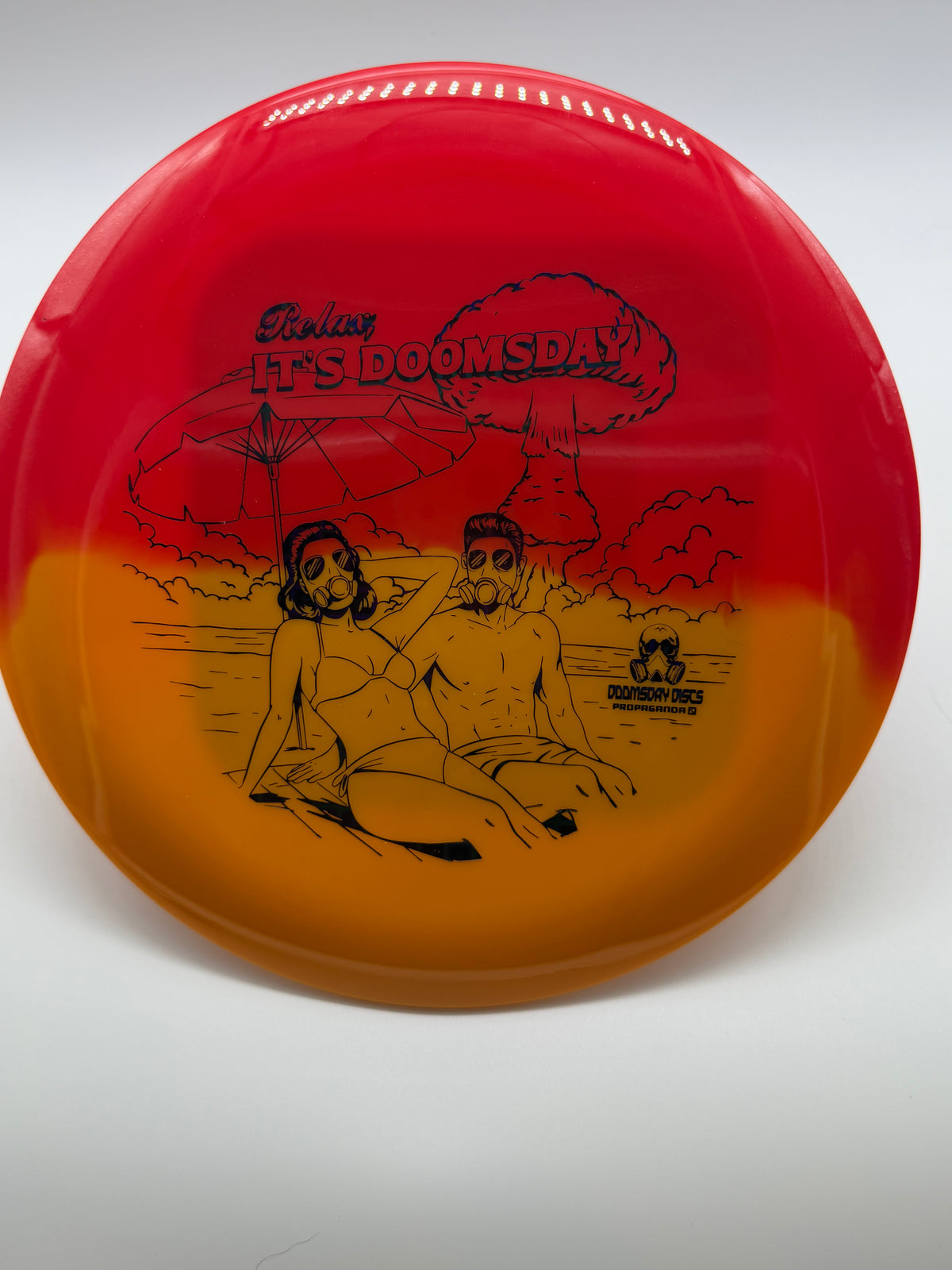 Doomsday Discs-Retina-Propaganda-Red/Orange BlackStamp-175-01