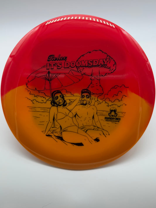 Doomsday Discs-Retina-Propaganda-Red/Orange BlackStamp-175-02