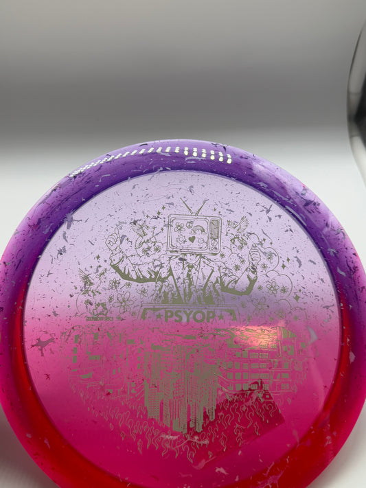 Doomsday Discs-Retina-Psyop-Red/Purple-175-02