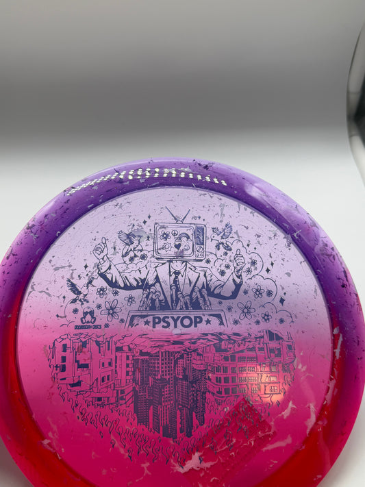 Doomsday Discs-Retina-Psyop-Red/Purple-175-03