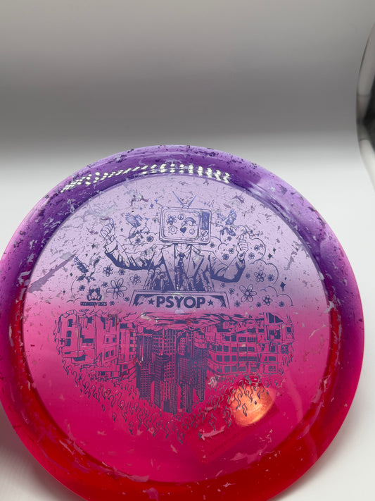 Doomsday Discs-Retina-Psyop-Red/Purple-175-04