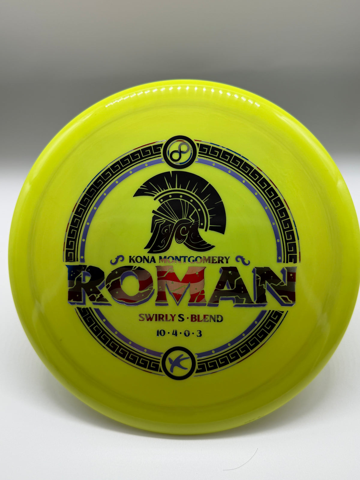Infinite Disc-Signature Swirly S-Blend-Roman - Kona Montgomery Yellow-174-02