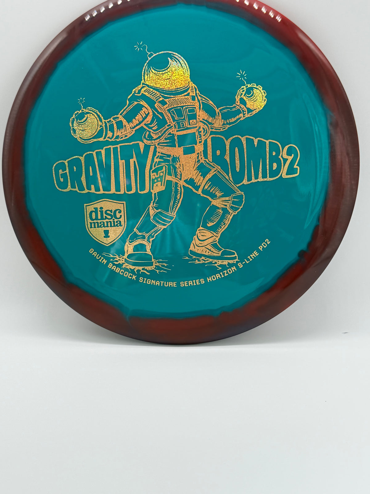 Discmania Horizon S Line PD 2  Gravity Bomb2 Teal/Red 175 11
